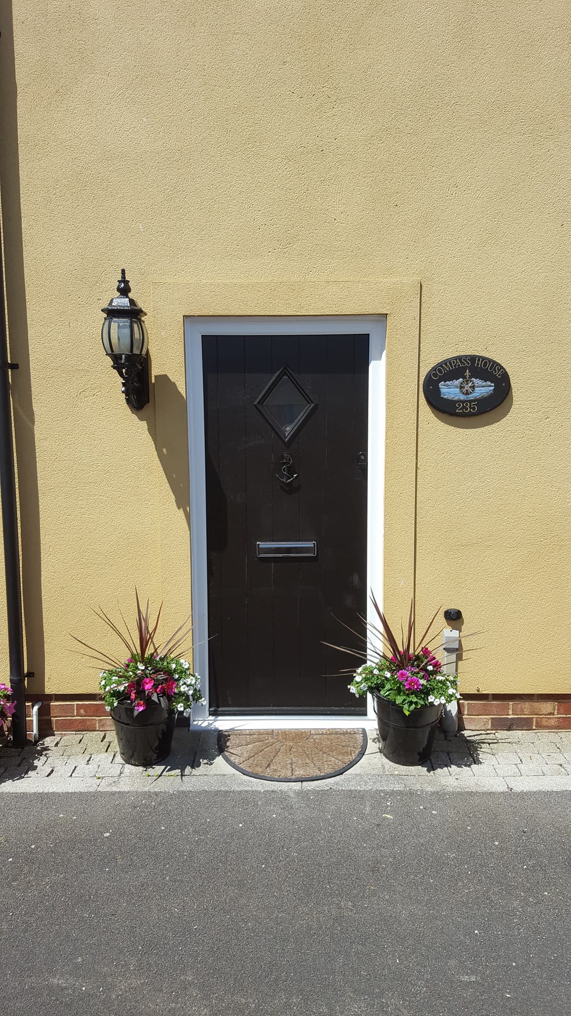 brown composite door